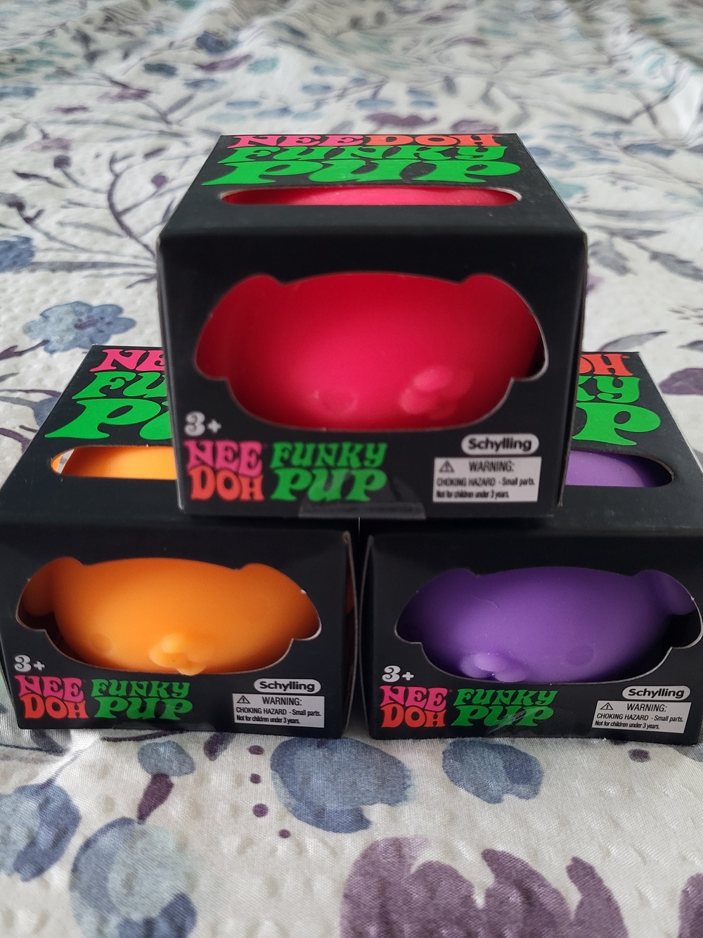 Nee Doh Funky Pup Lot Of 3 - BRAND NEW